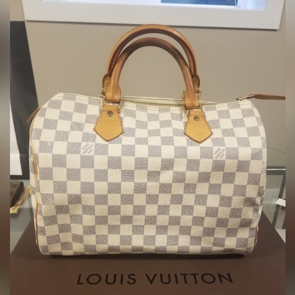 ❌‼️SOLD‼️❌ - 💯Authentic LV Speedy 30 - Damier Azur - Picture 1 of 16
